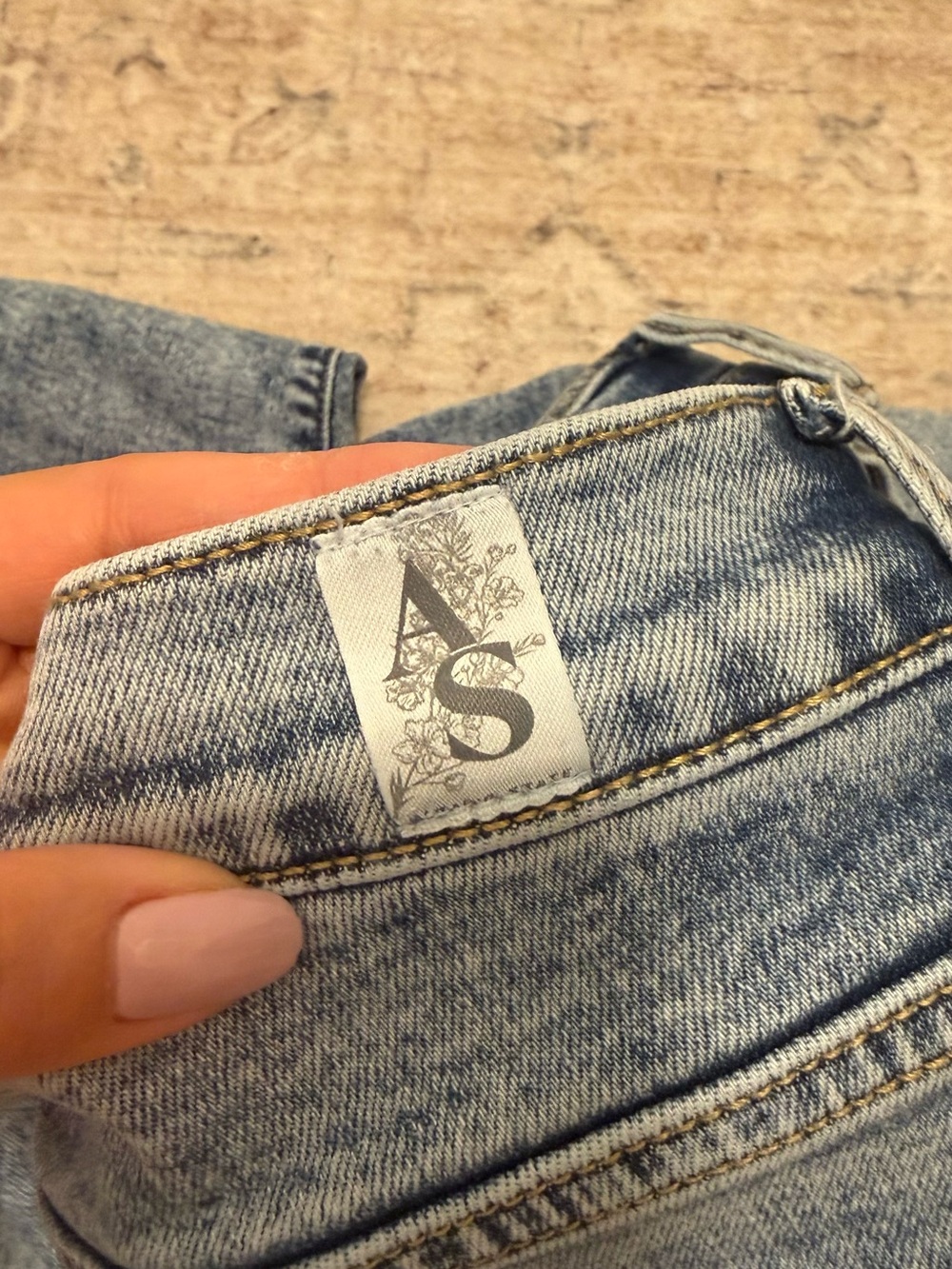 Altar'd State Light Blue High-Rise Jeans - Picture 3 of 4